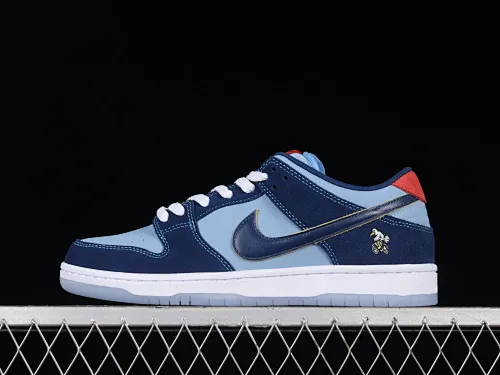 All Categories Nk SB Dunk Series Nk SB Dunk Low Low-top sneakers C version Nk SB Dunk Low Scratch Blue Chicken SB low-top sports and leisure sneakers DX5549-400